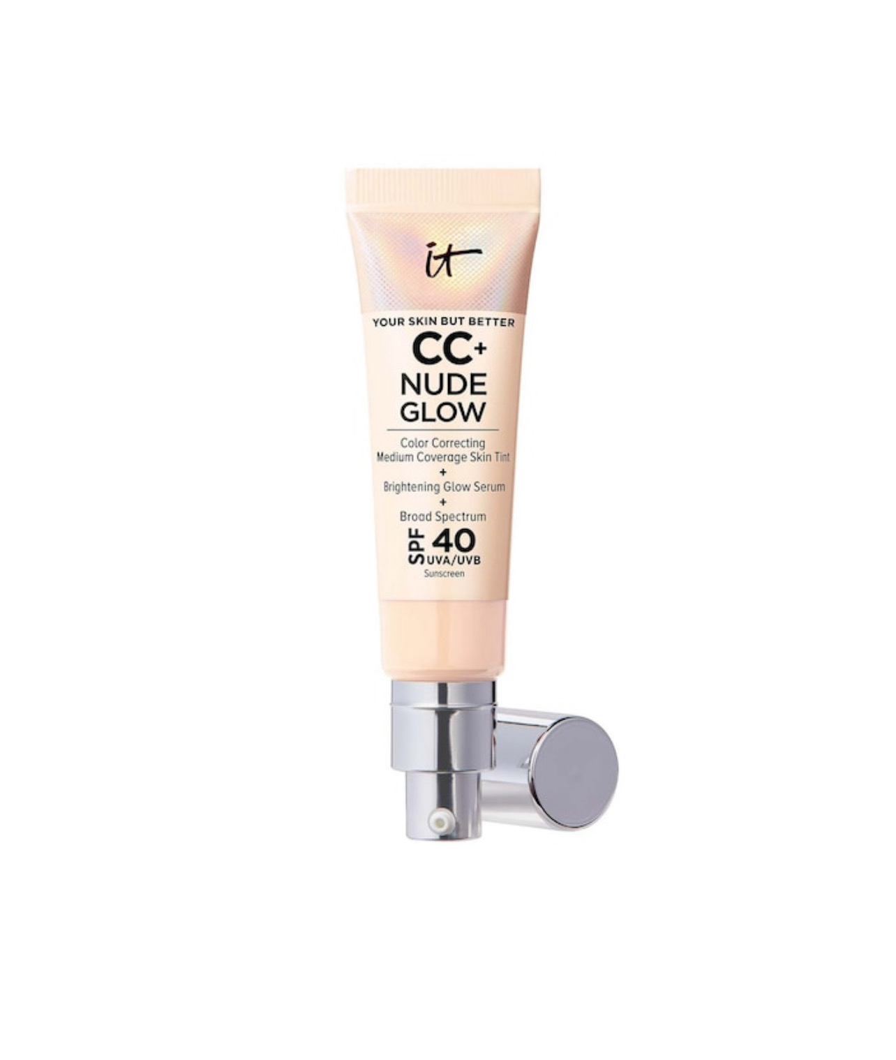 It's a smet CC Foundation + Nude Glow Lightweight + Glow Serum with SPF 40